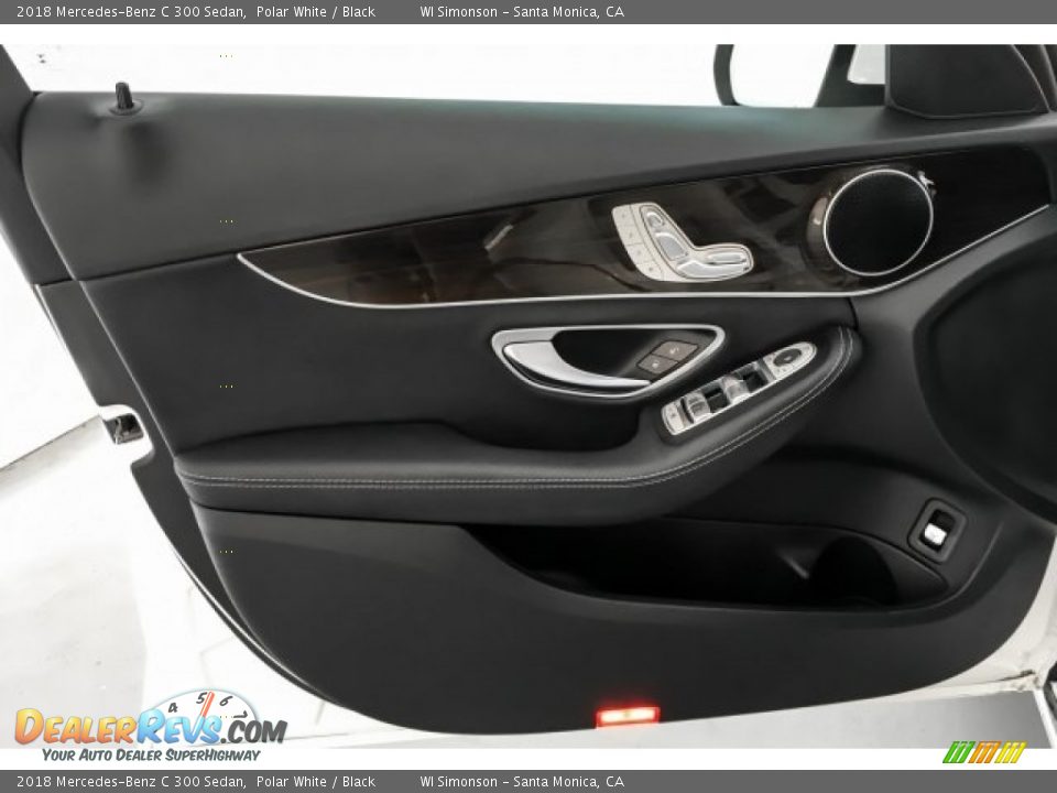 2018 Mercedes-Benz C 300 Sedan Polar White / Black Photo #26