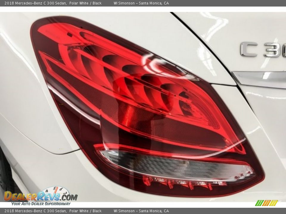 2018 Mercedes-Benz C 300 Sedan Polar White / Black Photo #27
