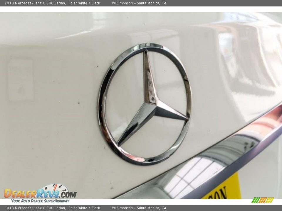 2018 Mercedes-Benz C 300 Sedan Polar White / Black Photo #28
