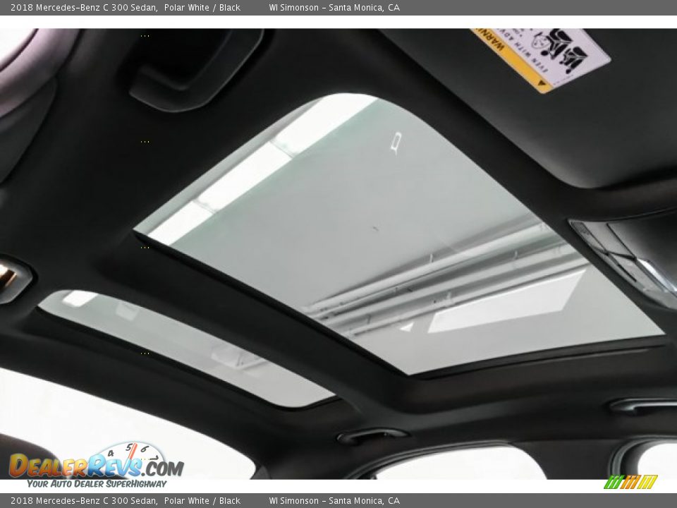 2018 Mercedes-Benz C 300 Sedan Polar White / Black Photo #30