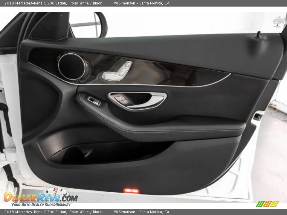2018 Mercedes-Benz C 300 Sedan Polar White / Black Photo #31