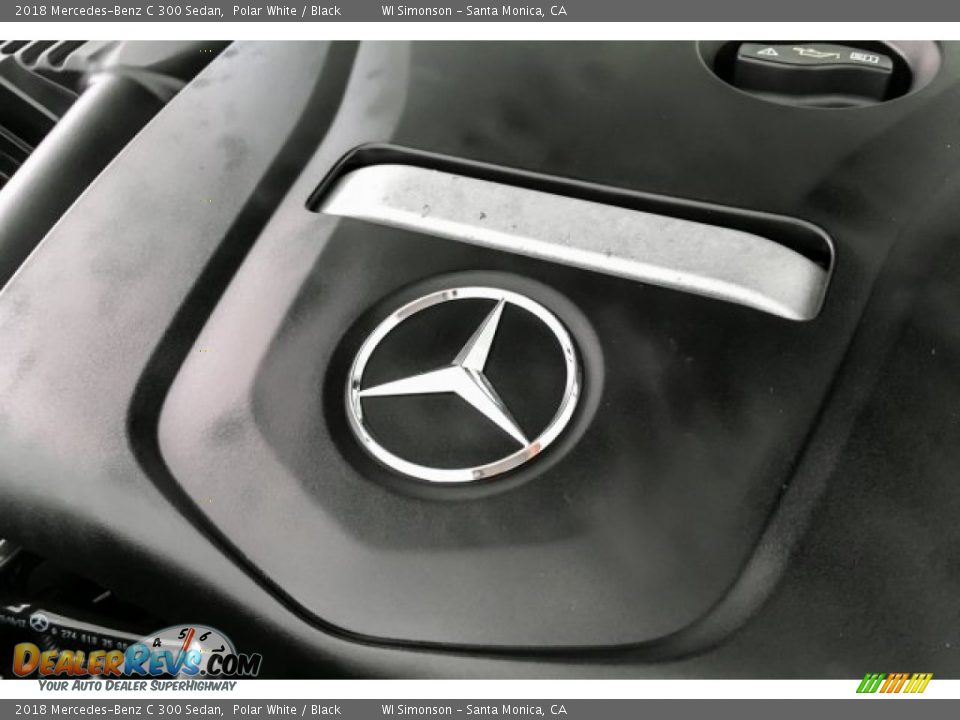 2018 Mercedes-Benz C 300 Sedan Polar White / Black Photo #32
