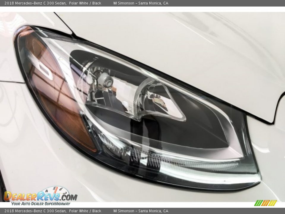 2018 Mercedes-Benz C 300 Sedan Polar White / Black Photo #33