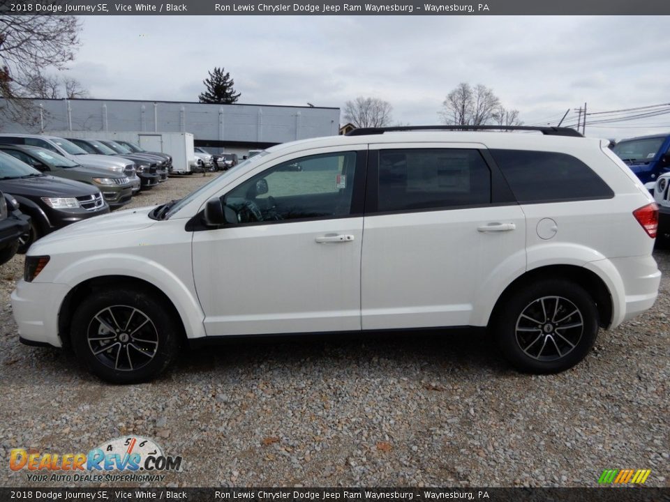 2018 Dodge Journey SE Vice White / Black Photo #2