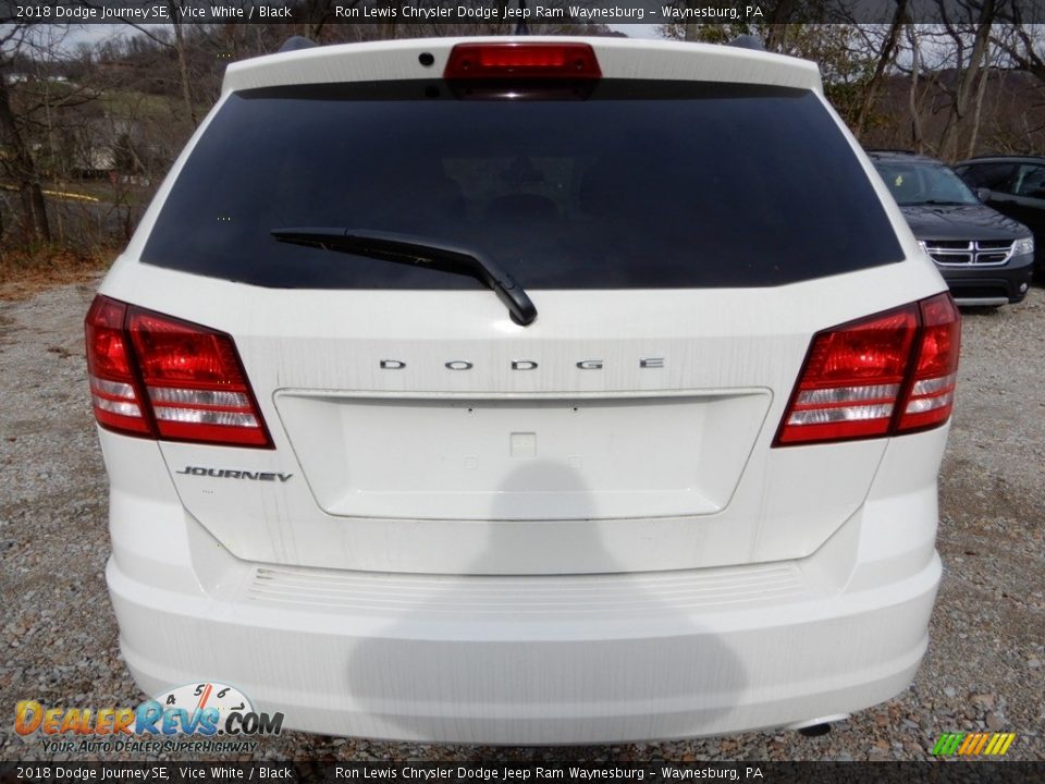 2018 Dodge Journey SE Vice White / Black Photo #4