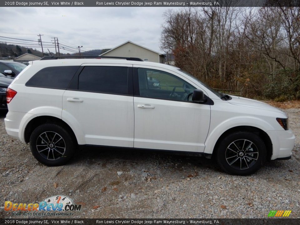 2018 Dodge Journey SE Vice White / Black Photo #7