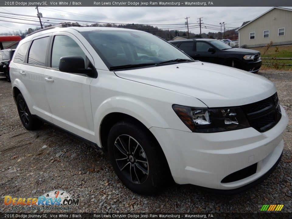 2018 Dodge Journey SE Vice White / Black Photo #8