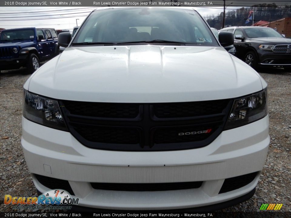 2018 Dodge Journey SE Vice White / Black Photo #9