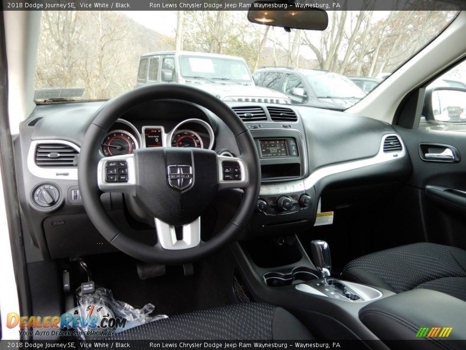 2018 Dodge Journey SE Vice White / Black Photo #14