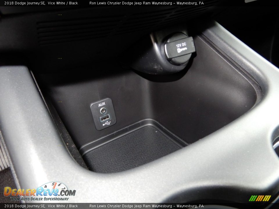 2018 Dodge Journey SE Vice White / Black Photo #19