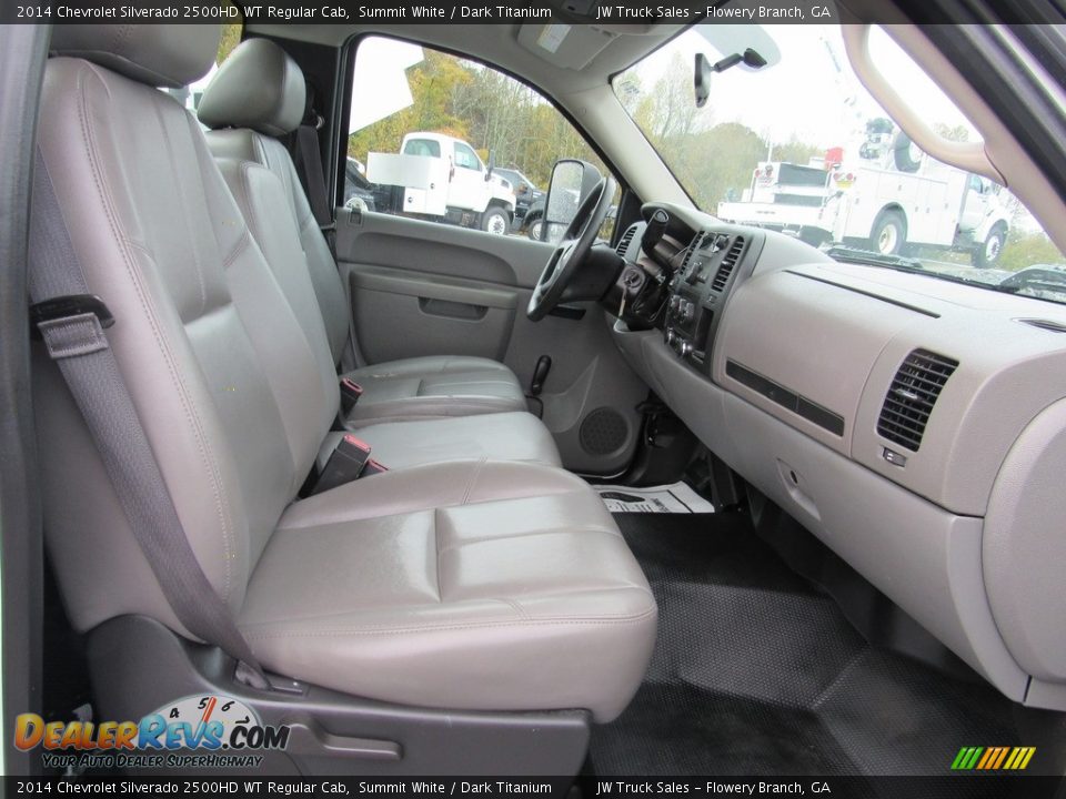2014 Chevrolet Silverado 2500HD WT Regular Cab Summit White / Dark Titanium Photo #24