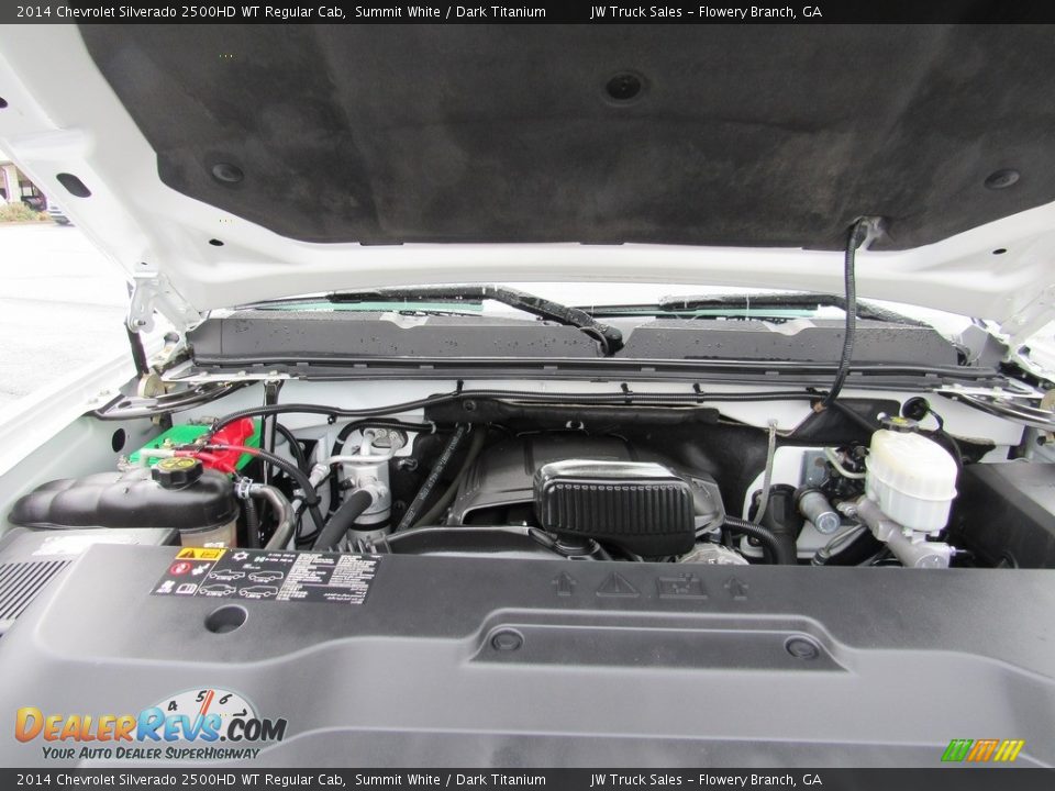 2014 Chevrolet Silverado 2500HD WT Regular Cab Summit White / Dark Titanium Photo #27