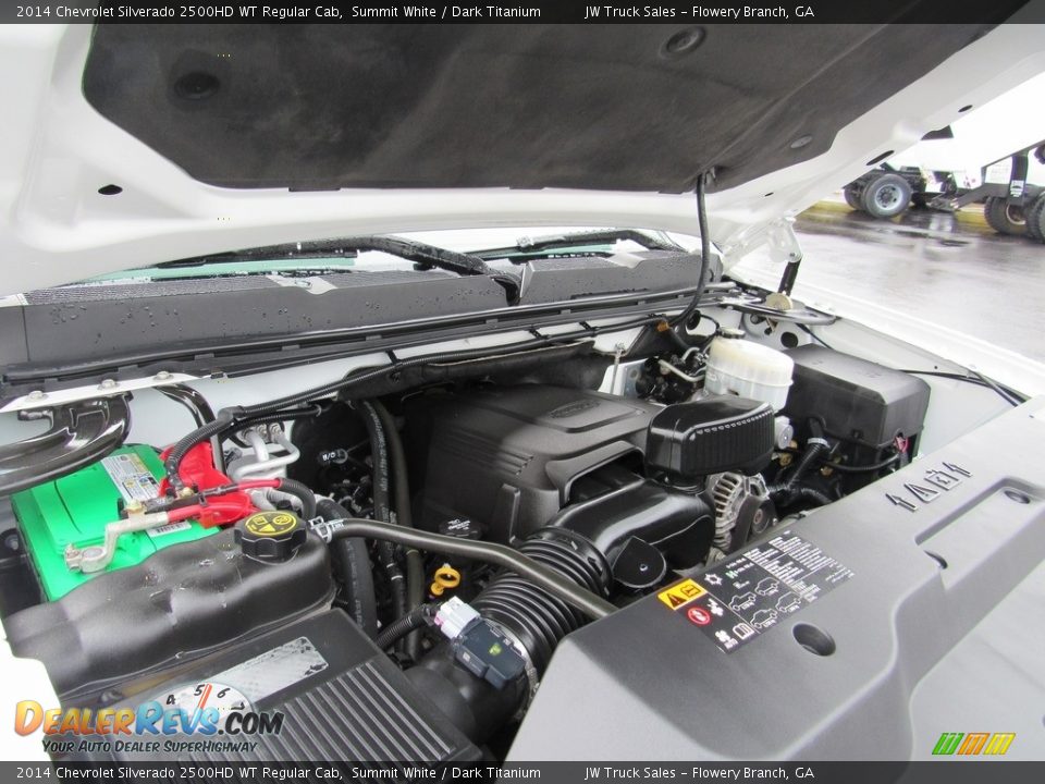 2014 Chevrolet Silverado 2500HD WT Regular Cab Summit White / Dark Titanium Photo #28