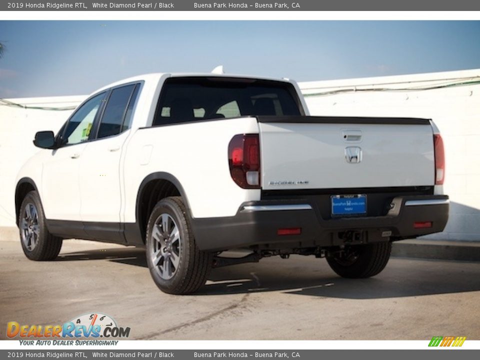 2019 Honda Ridgeline RTL White Diamond Pearl / Black Photo #2
