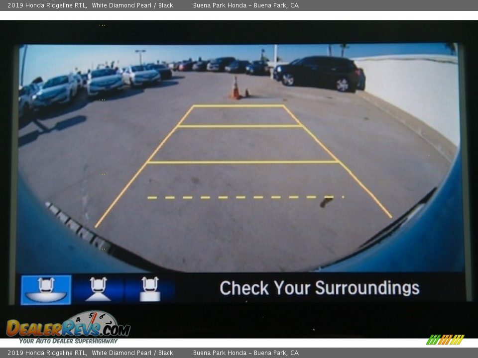 2019 Honda Ridgeline RTL White Diamond Pearl / Black Photo #6