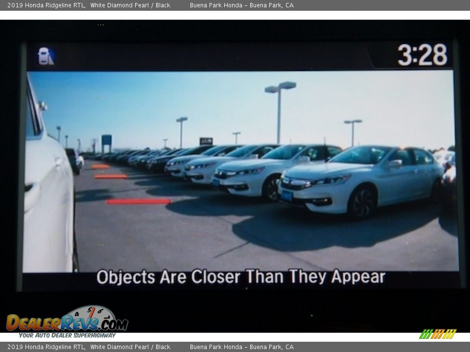 2019 Honda Ridgeline RTL White Diamond Pearl / Black Photo #7