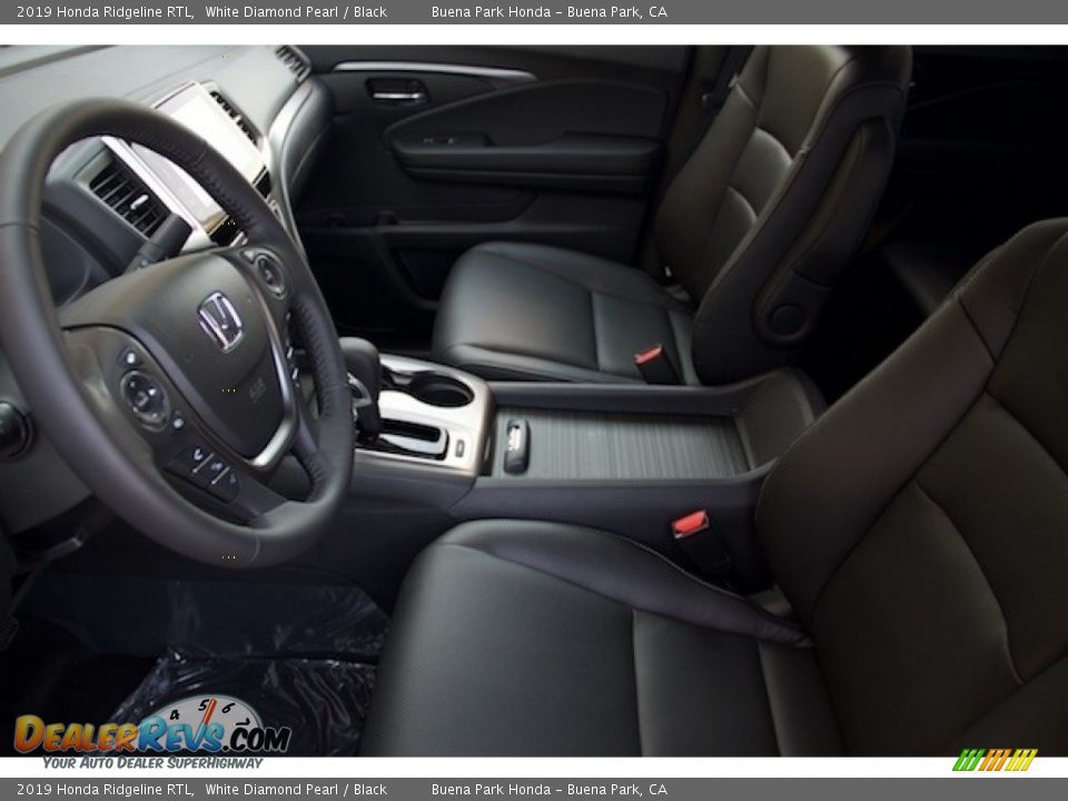 2019 Honda Ridgeline RTL White Diamond Pearl / Black Photo #9