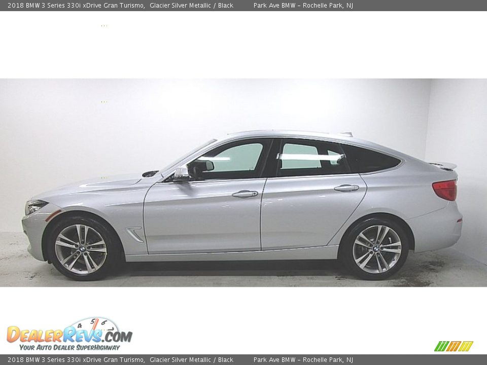 2018 BMW 3 Series 330i xDrive Gran Turismo Glacier Silver Metallic / Black Photo #2