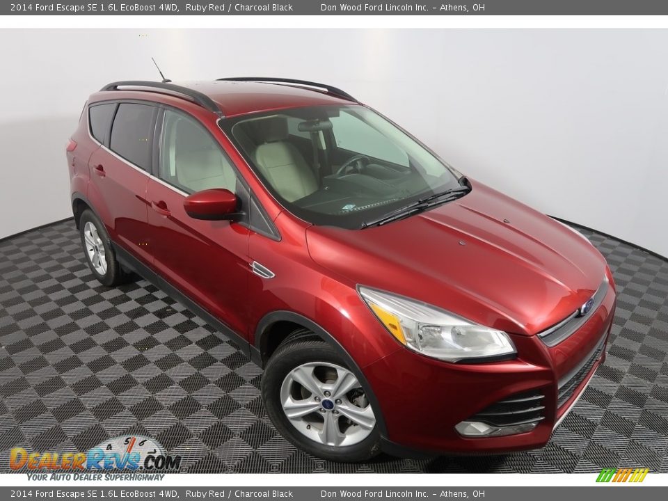 2014 Ford Escape SE 1.6L EcoBoost 4WD Ruby Red / Charcoal Black Photo #2