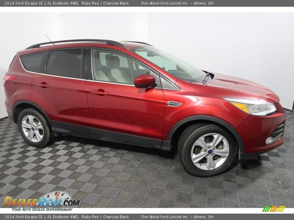 2014 Ford Escape SE 1.6L EcoBoost 4WD Ruby Red / Charcoal Black Photo #4