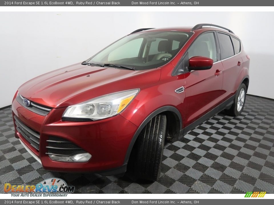 2014 Ford Escape SE 1.6L EcoBoost 4WD Ruby Red / Charcoal Black Photo #7