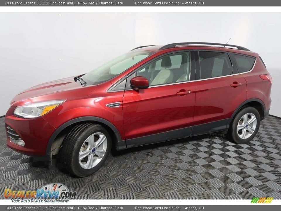 2014 Ford Escape SE 1.6L EcoBoost 4WD Ruby Red / Charcoal Black Photo #8