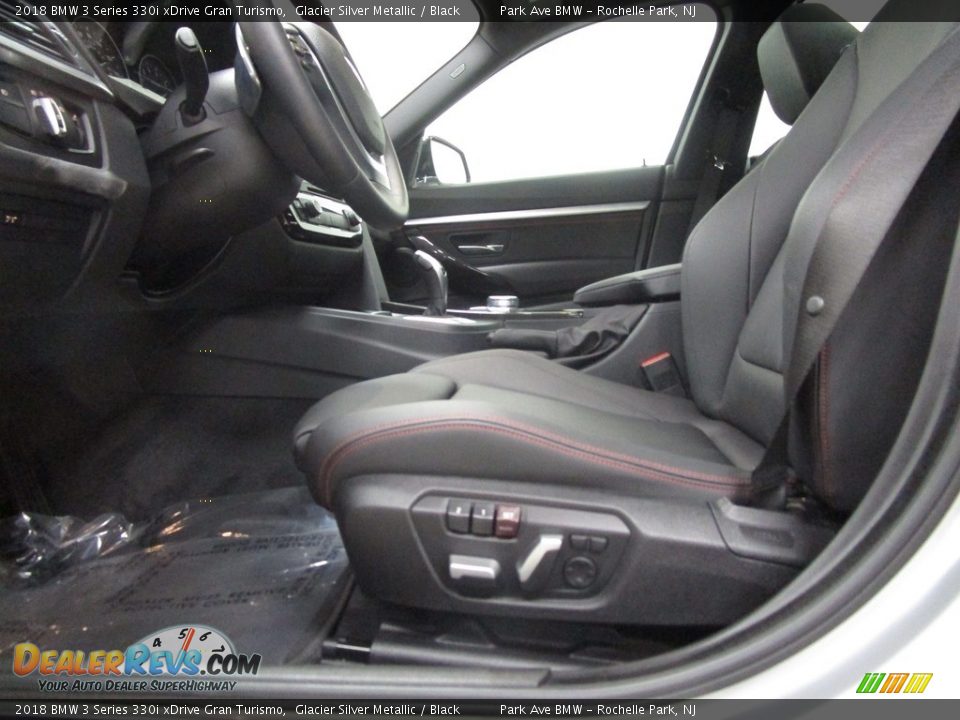 2018 BMW 3 Series 330i xDrive Gran Turismo Glacier Silver Metallic / Black Photo #12