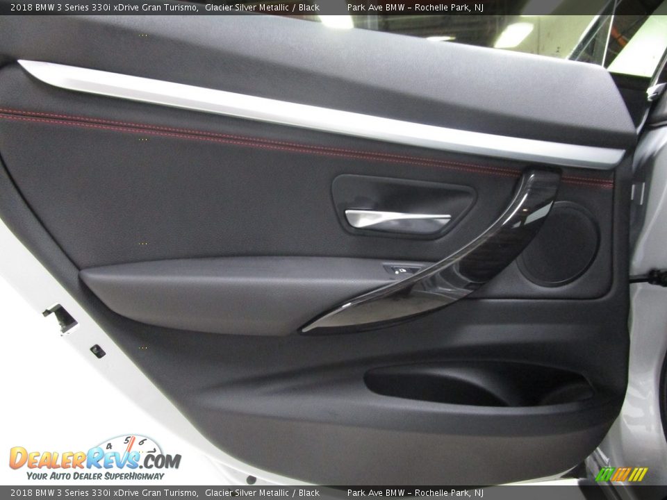 2018 BMW 3 Series 330i xDrive Gran Turismo Glacier Silver Metallic / Black Photo #13