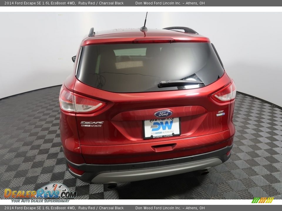 2014 Ford Escape SE 1.6L EcoBoost 4WD Ruby Red / Charcoal Black Photo #11