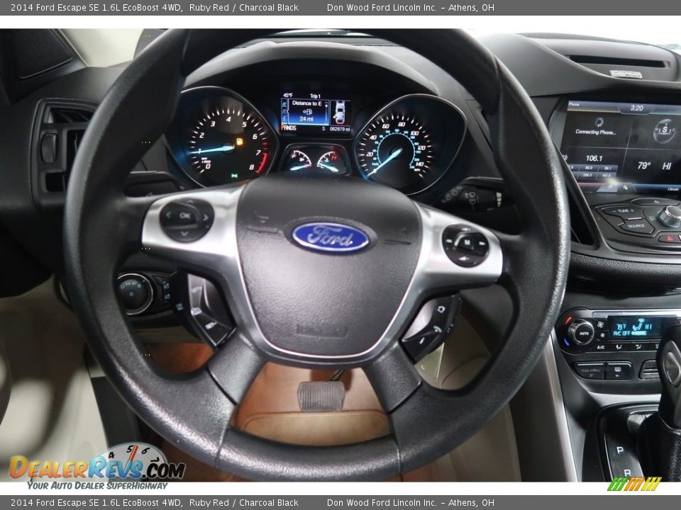2014 Ford Escape SE 1.6L EcoBoost 4WD Ruby Red / Charcoal Black Photo #18