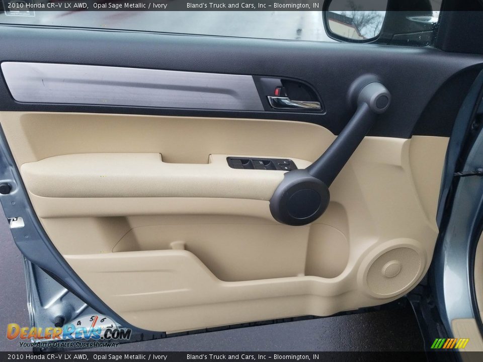 2010 Honda CR-V LX AWD Opal Sage Metallic / Ivory Photo #4