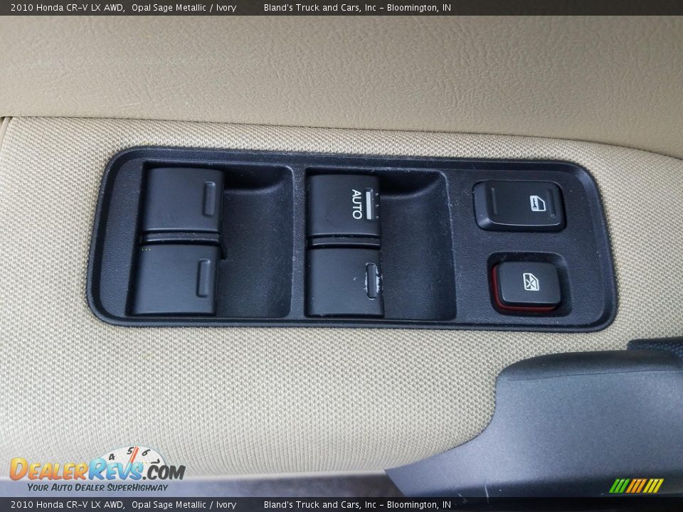 2010 Honda CR-V LX AWD Opal Sage Metallic / Ivory Photo #5