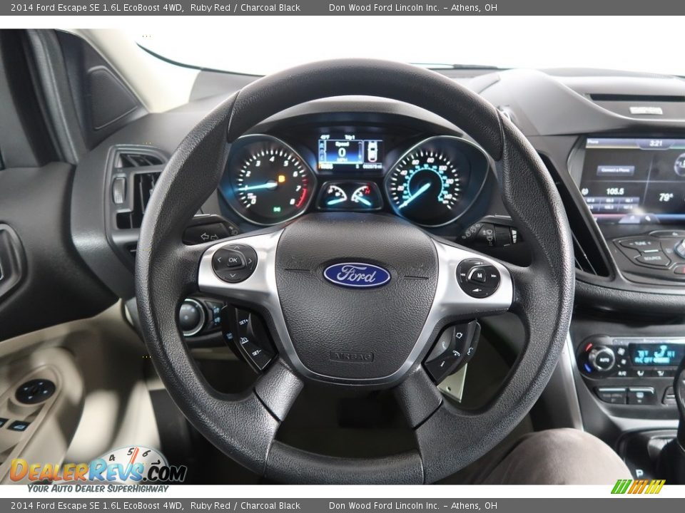 2014 Ford Escape SE 1.6L EcoBoost 4WD Ruby Red / Charcoal Black Photo #20