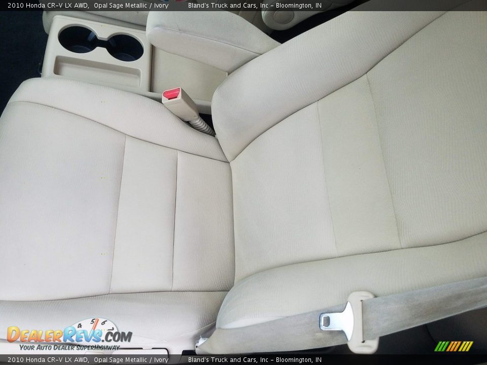 2010 Honda CR-V LX AWD Opal Sage Metallic / Ivory Photo #7