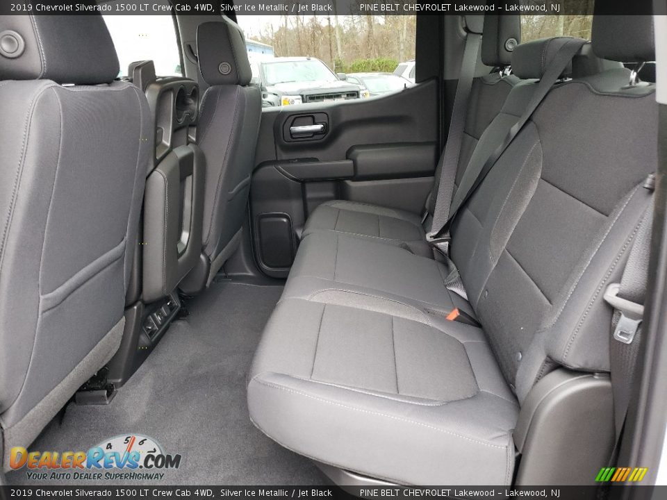 2019 Chevrolet Silverado 1500 LT Crew Cab 4WD Silver Ice Metallic / Jet Black Photo #6