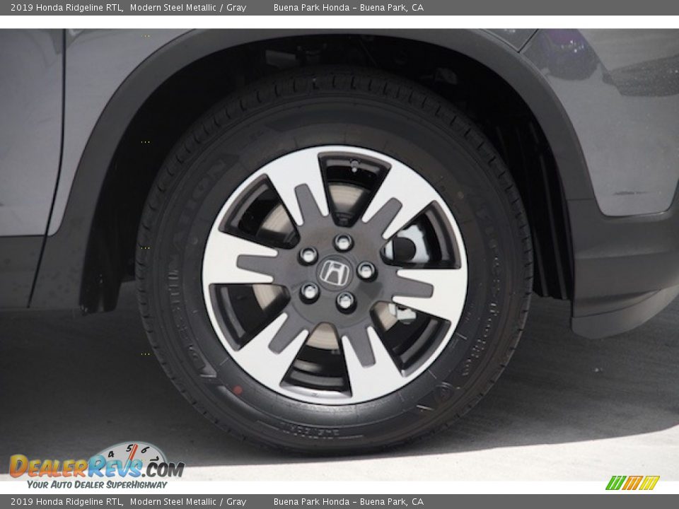 2019 Honda Ridgeline RTL Modern Steel Metallic / Gray Photo #5