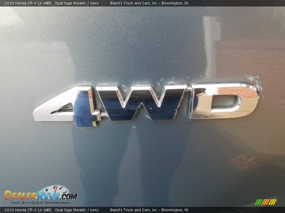 2010 Honda CR-V LX AWD Opal Sage Metallic / Ivory Photo #26