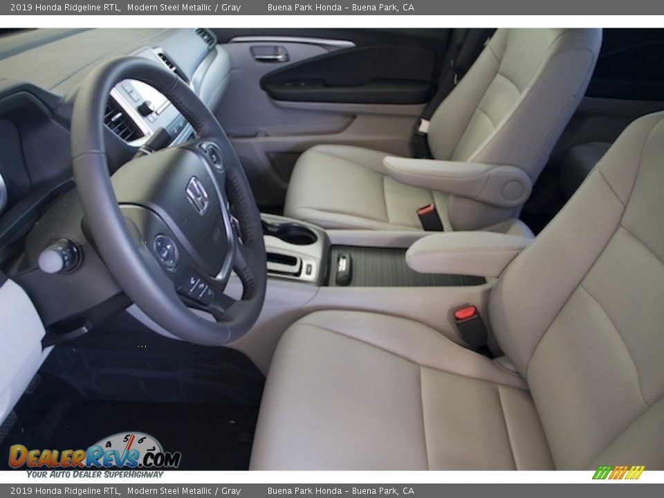 2019 Honda Ridgeline RTL Modern Steel Metallic / Gray Photo #8
