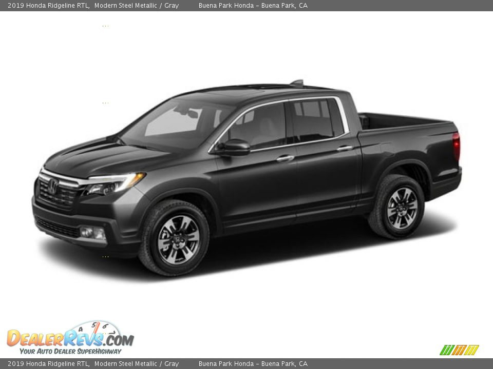2019 Honda Ridgeline RTL Modern Steel Metallic / Gray Photo #17