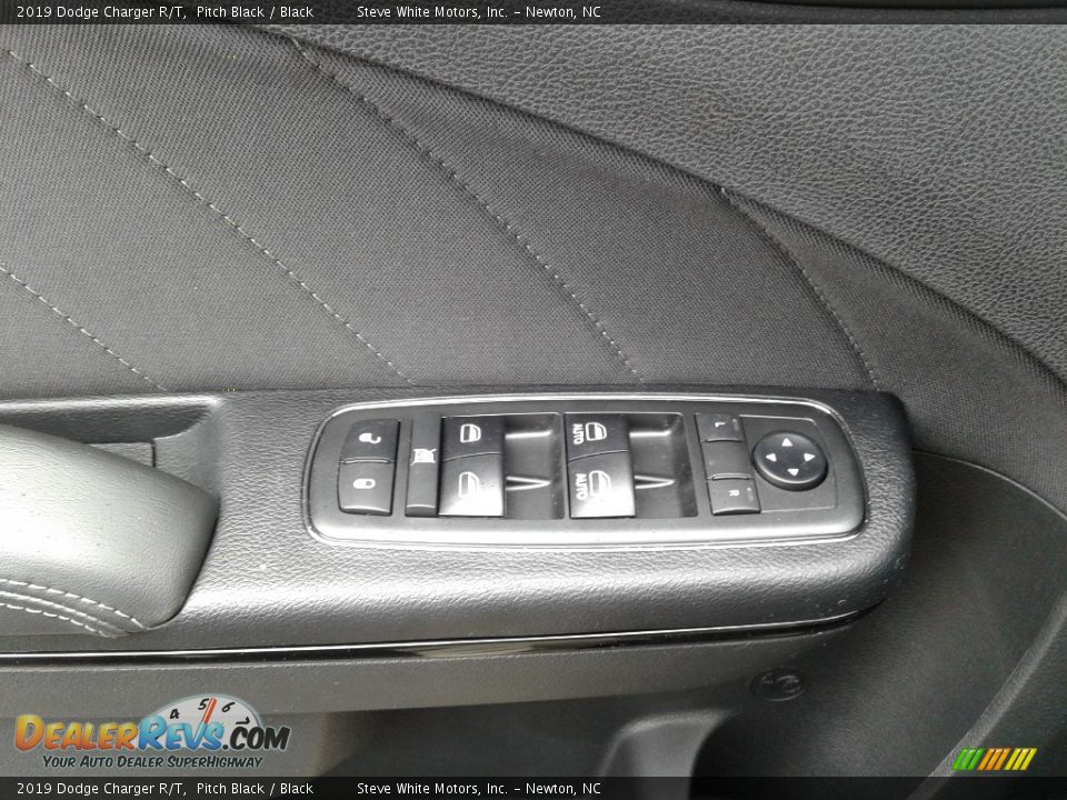 2019 Dodge Charger R/T Pitch Black / Black Photo #9