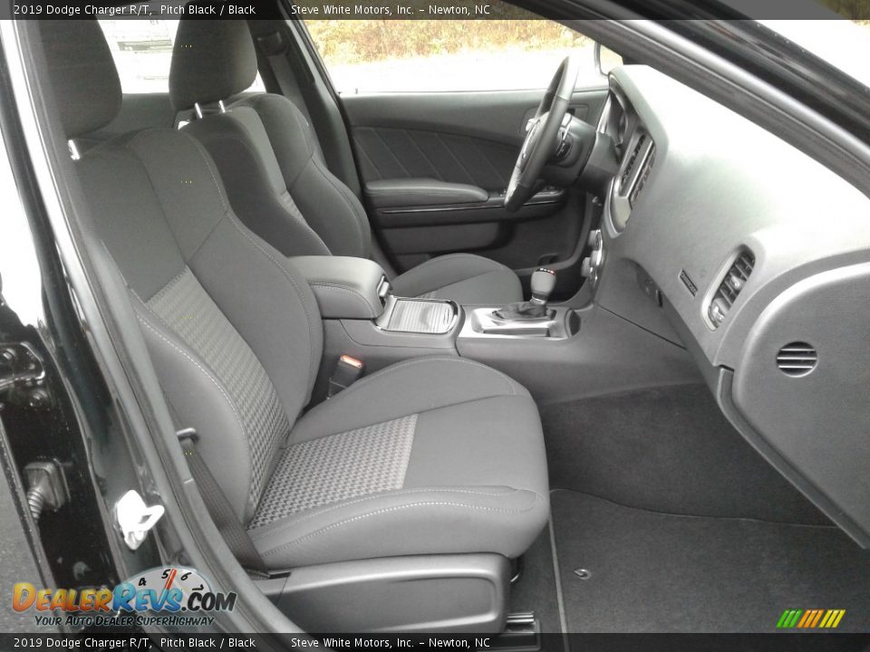 2019 Dodge Charger R/T Pitch Black / Black Photo #14