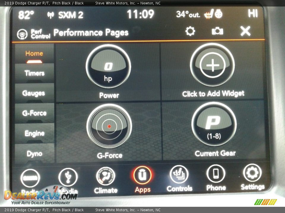 2019 Dodge Charger R/T Pitch Black / Black Photo #26