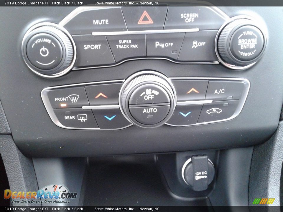 2019 Dodge Charger R/T Pitch Black / Black Photo #27