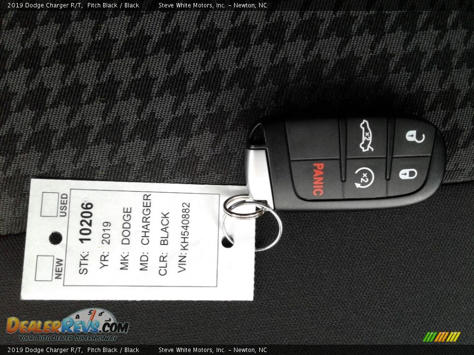 2019 Dodge Charger R/T Pitch Black / Black Photo #29