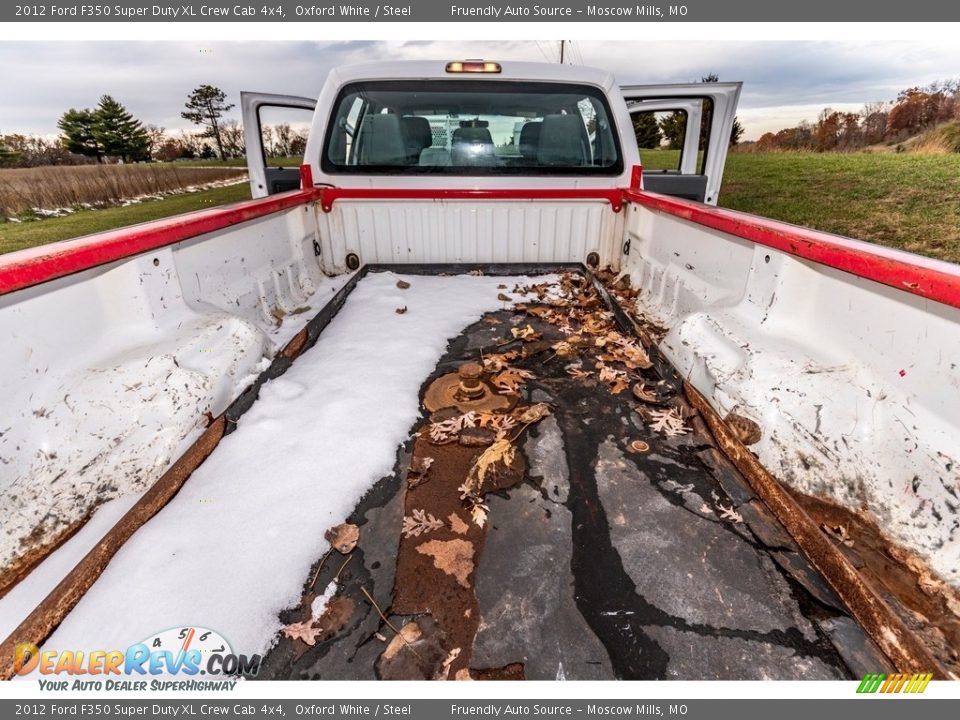 2012 Ford F350 Super Duty XL Crew Cab 4x4 Oxford White / Steel Photo #36