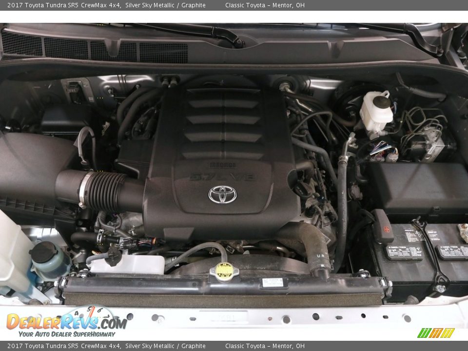 2017 Toyota Tundra SR5 CrewMax 4x4 Silver Sky Metallic / Graphite Photo #23