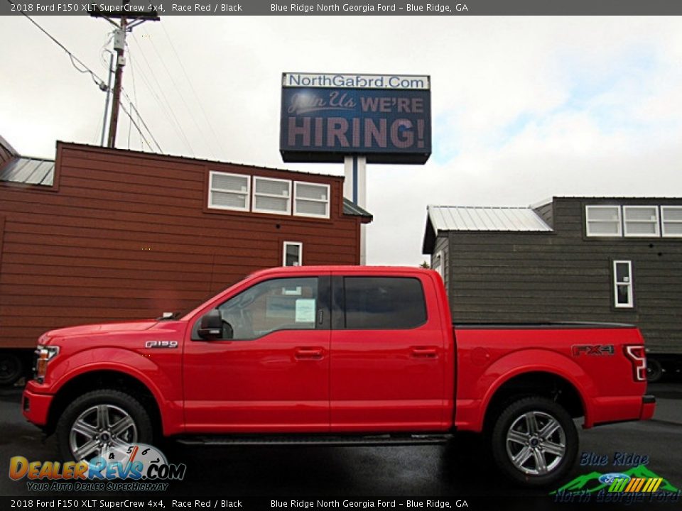 2018 Ford F150 XLT SuperCrew 4x4 Race Red / Black Photo #2