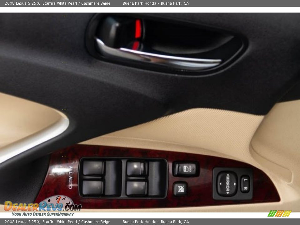 2008 Lexus IS 250 Starfire White Pearl / Cashmere Beige Photo #29