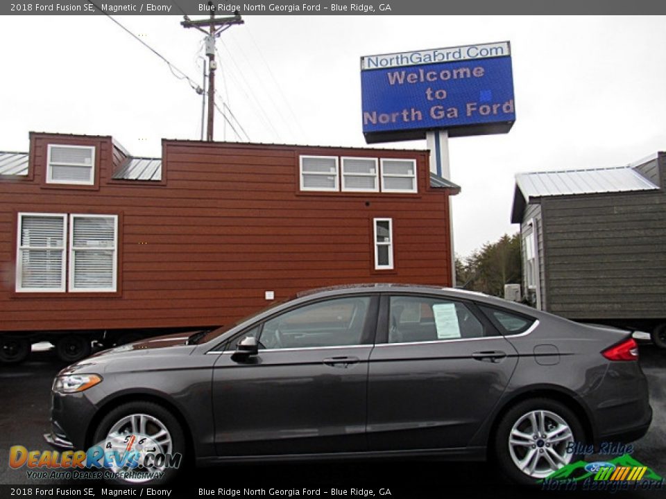 2018 Ford Fusion SE Magnetic / Ebony Photo #2