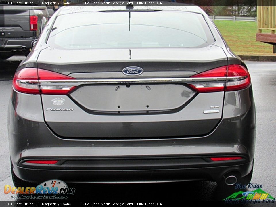 2018 Ford Fusion SE Magnetic / Ebony Photo #4